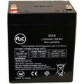 Battery Clerk UPS Battery, Compatible with APC Back-UPS 350 350U UPS Battery, 12V DC, 5 Ah, Cabling, F2 Terminal APC-BACK-UPS 350 350U